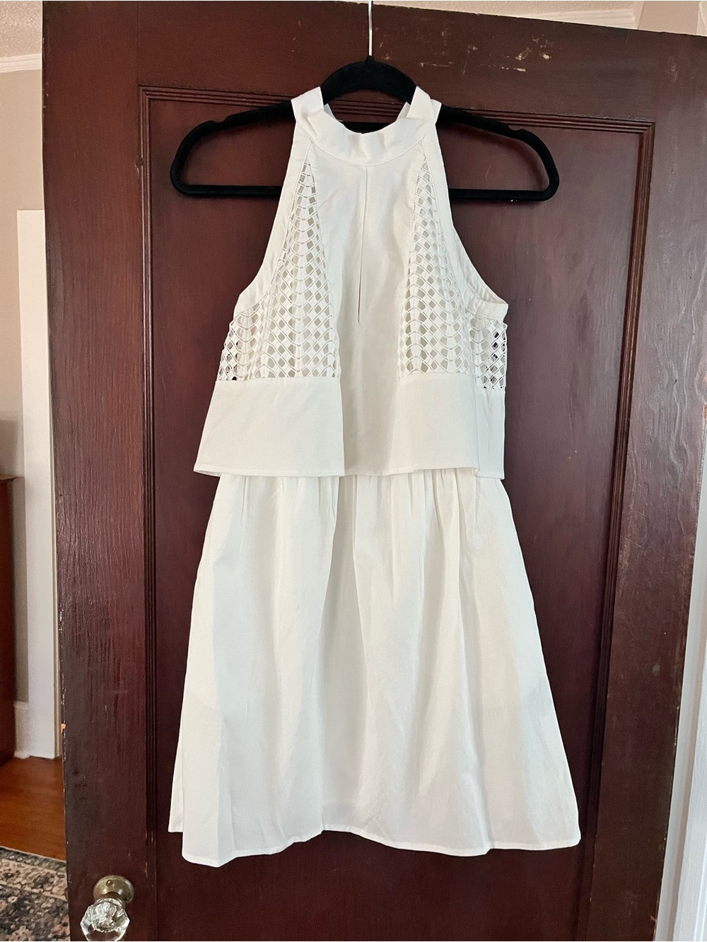 REISS Eden halter neck linen sundress